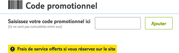 Notez le code promo - TUI