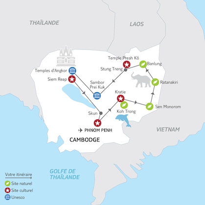 Itinéraire du circuit