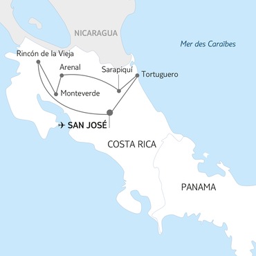 Circuit Merveilles du Costa Rica du Nord au Sud : Réservez en ligne ...