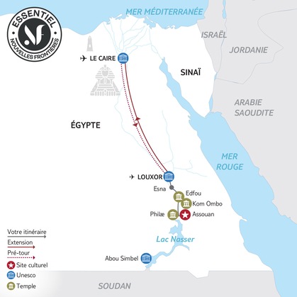 Itinéraire de la croisière