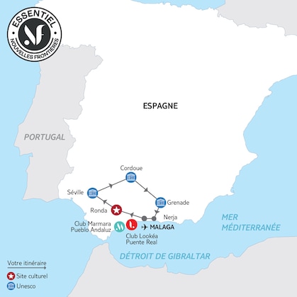 Itinéraire du circuit