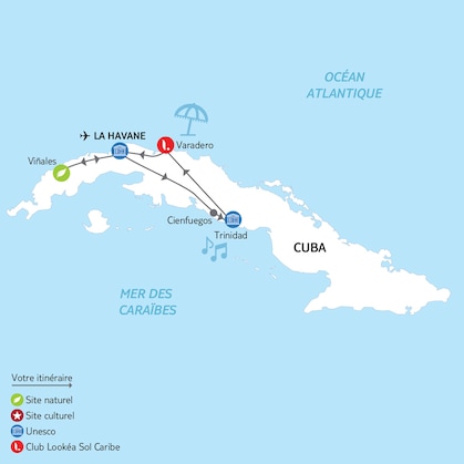 Itinéraire du circuit 