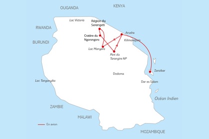 Itinéraire du circuit