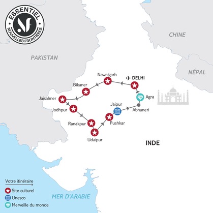 Itinéraire du circuit