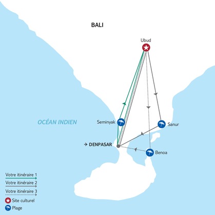 Itinéraire du circuit privé