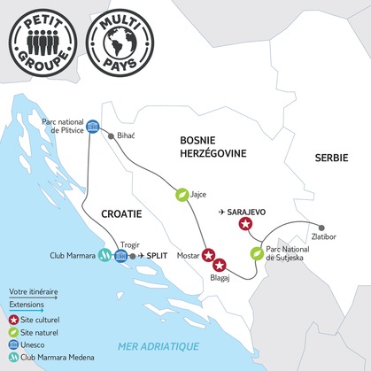 Itinéraire du circuit