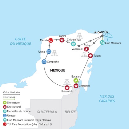 Itinéraire du circuit