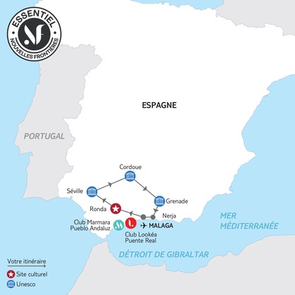 Itinéraire du circuit