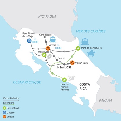 Itinéraire du circuit