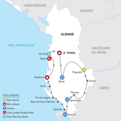 Itinéraire du circuit