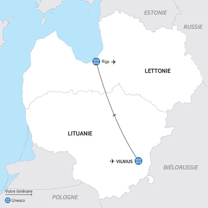 Itinéraire du Road Trip