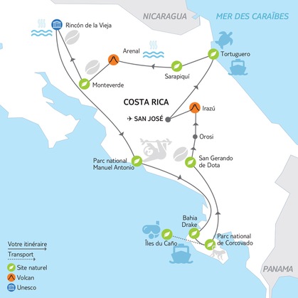 Itinéraire du circuit