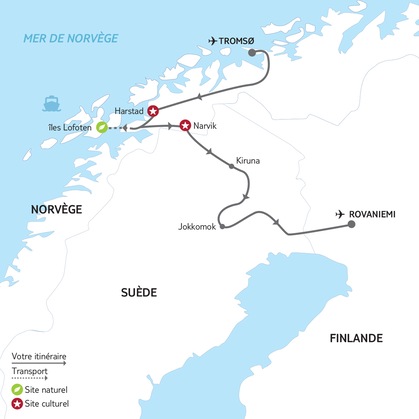 Itinéraire du circuit 