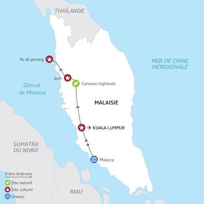 Itinéraire du circuit privé