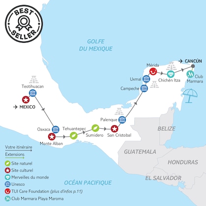Itinéraire du circuit 