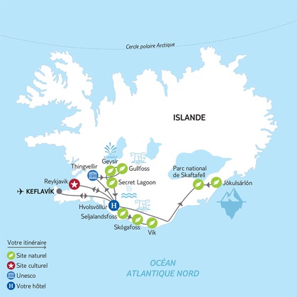 Itinéraire du circuit 