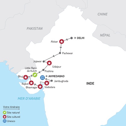 Itinéraire du circuit