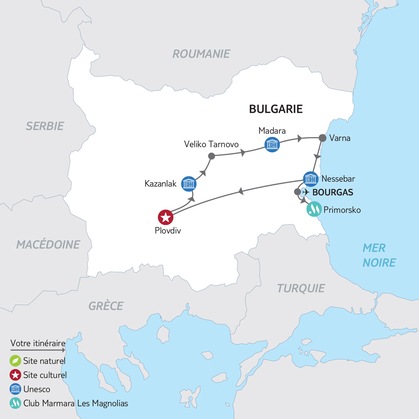 Itinéraire du circuit