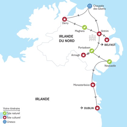 Itinéraire du circuit 