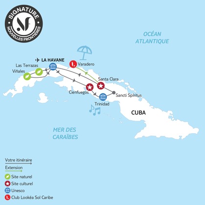 Itinéraire du circuit