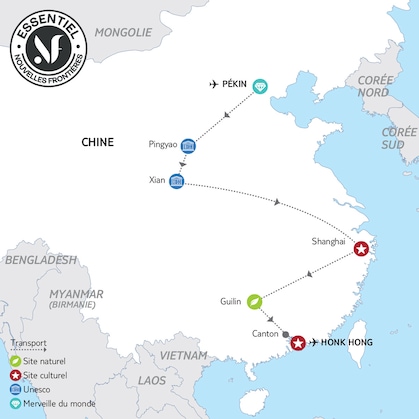 Itinéraire du circuit