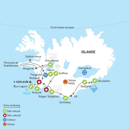 Itinéraire du Road Trip