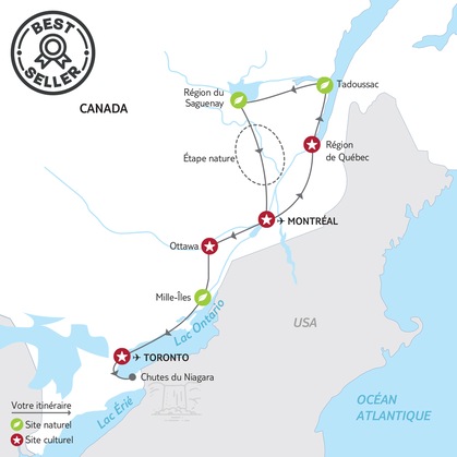 Itinéraire du circuit