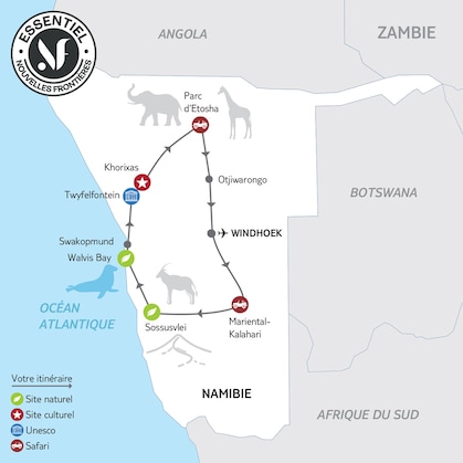 Itinéraire du circuit