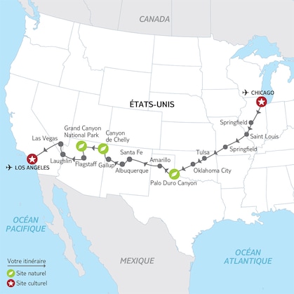 Itinéraire du circuit 