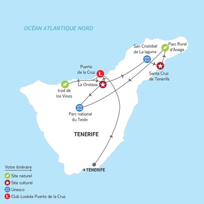 Itinéraire du circuit