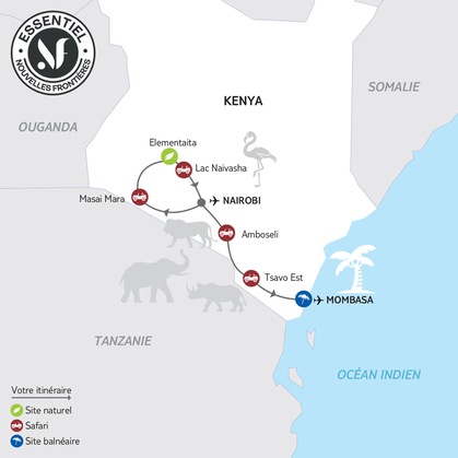 Itinéraire du circuit