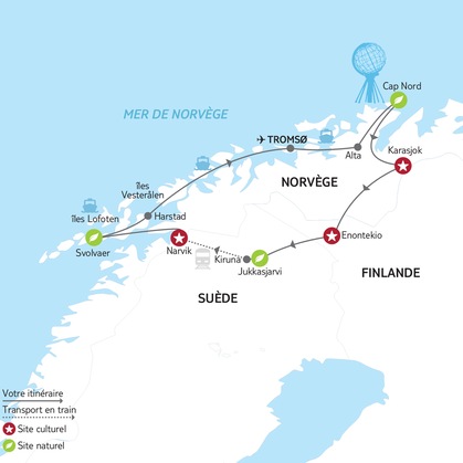 Itinéraire du circuit 