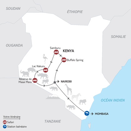 Itinéraire du circuit
