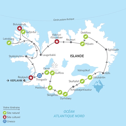Itinéraire du circuit 