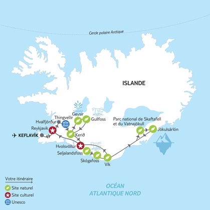 Itinéraire du Road Trip