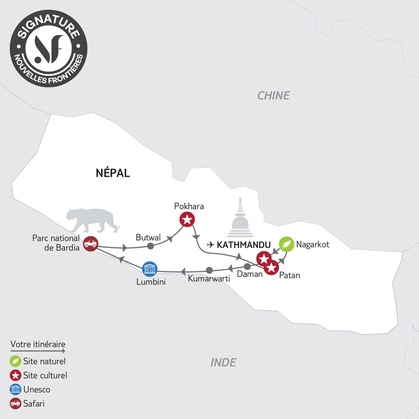 Itinéraire du circuit