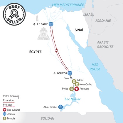 Itinéraire de la croisière