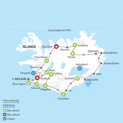 Itinéraire du Road Trip