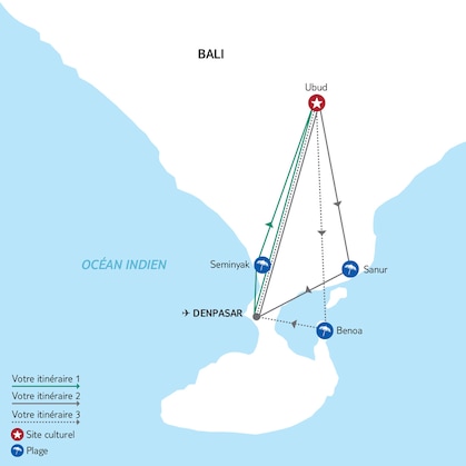 Itinéraire du circuit privé
