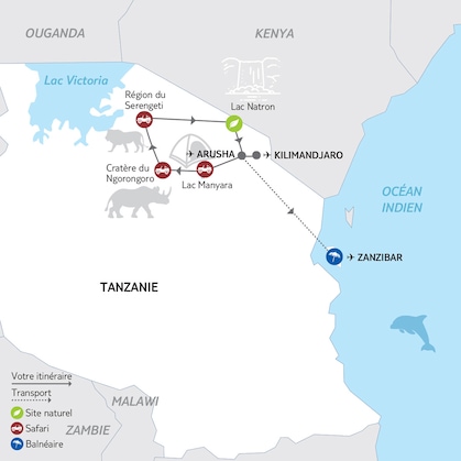 Itinéraire du circuit