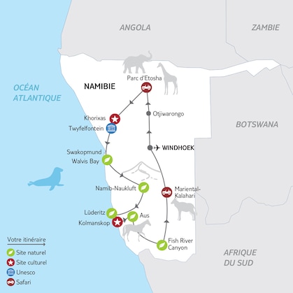 Itinéraire du circuit