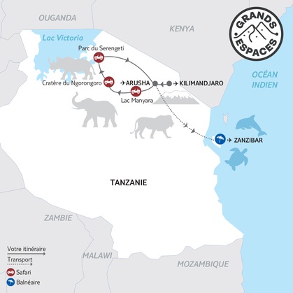 Itinéraire du circuit privé