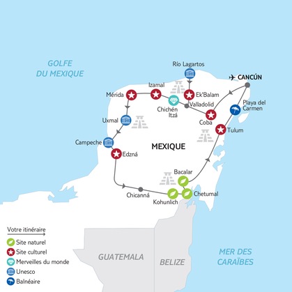 Itinéraire du Road Trip