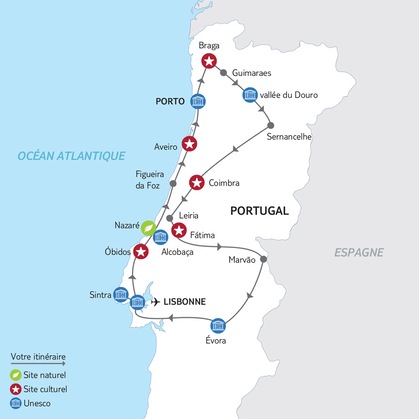 Itinéraire du circuit 