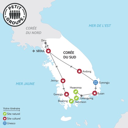 Itinéraire du circuit 