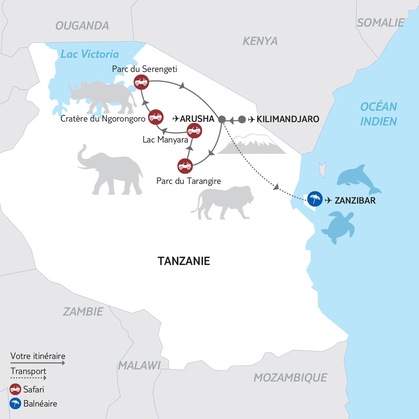 Itinéraire du circuit privé