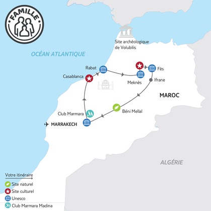 Itinéraire de l'autotour