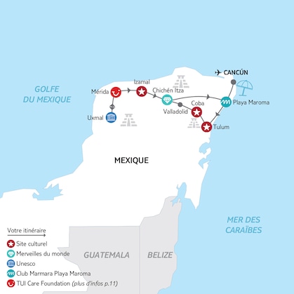 Itinéraire du circuit