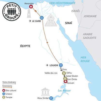 Itinéraire de la croisière