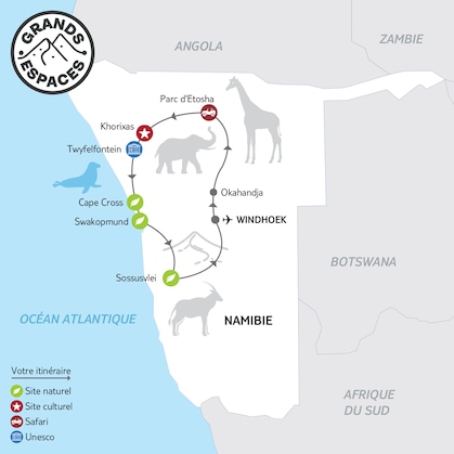Itinéraire de l'Autotour